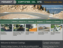 Tablet Screenshot of midwest-coatings.com